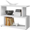 AVANTI TRENDSTORE - Torgiano - Libreria a Cubi - Scaffale Portaoggetti Multilivello dal Design Moderno in varie misure e 2 colori (Bianco 100x80x38cm)