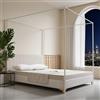 ZIQINPSQ Telaio per letto a baldacchino Surper king size, pali in metallo ispessito, quattro staffe angolari adatte per decorazione camera da letto in metallo/legno