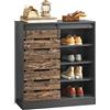 SoBuy Credenza Scarpiera con anta scorrevole Armadio ingresso FSB65-HG