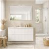 Kiamami Valentina Mobile Bagno Sospeso 100 cm Bianco Cannettato Magnolia