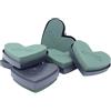 Flowerbox Oasis - Spugna in schiuma ideale a forma di cuore, 12 cm, 6 pezzi