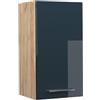 Vicco Pensile da cucina Fame-Line, Blu scuro lucido, 40 cm, per la combinazione con altri moduli della serie Fame-Line