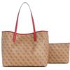 GUESS HWSG9318280BRO VIKKY II TOTE Donna BROWN Taglia Unica