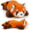 JynxtoyZeal Peluche Panda Rosso Peluche Morbido Panda Rosso Cuscino Morbido e Confortevole per Bambini Cuscino Animale Carino per Amici Regali di Compleanno e Decorazioni per la Casa