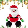 Dorclife Giocattoli di peluche di Natale 40 CM Renna di Natale Peluche Bambola Babbo Natale Peluche Bambola Carino Animali di Peluche Decorazioni Regali per la festa di Natale (Babbo Natale)