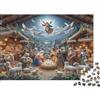 QHNZKJXPRL Presepe Puzzle 1000 Pezzi Carta riciclata per adulti Puzzle per adulti Impossibile difficile stimolante Ottima idea regalo per bambini dai 12 anni in su 70x50cm/1000pcs