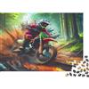 ISVMBMYGRWOw Corsa di Moto Off-Road Puzzle 1000 Pezzi per Adulti 52x38cm/1000pcs