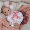 Tudofttg Bambole Reborn Femmina 22 pollici 55cm Bambole Reborn Silicone Morbido Vita Reale Realistico Fatto a Mano Reborn Bambole Originali Toddler Baby Doll Regali per ragazzi e ragazze