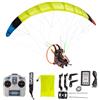 Meiurlex RC Paraglider - Ombrello elettrico da 2,4 GHz, apertura di 100 cm, con motore radiocomandato, modello RTF pieghevole con lungo tempo di volo, per adulti e principianti