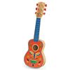 Djeco Chitarra giocattolo 6 corde metalliche piccole FSC 100% musica