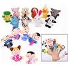 DMZK 16 Pezzi Marionette Dita in Velluto,Burattini a Dito con 10 Animali e 6 Famiglie