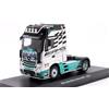 OPO 10 Modello di Camion in Scala 1/43 Compatibile con Il Trattore Mercedes-Benz Actros MP4 2012 AMG Petronas F1 Team Hachette IXO CT003