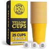 BeerBaller- Tazza Beer Pong, Colore Giallo, 16 Oz / 473 ml, BB-Cups-Yellow