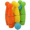 Mookie Androni Giocattoli 7224 Set di Birilli 6 e Palline 2, Plastica, Multicolore