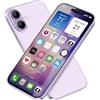 Mearar Visualizzazione giocattolo finto telefono cellulare modello metallico non funzionante replica 1:1 telefono per Phone 17 giocattolo falso cellulare 17 schermo a colori viola