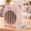 M Mimotec - Termoventilatore elettrico Pink Comfort 2000W Mimotec, riscaldamento portatile da pavimento, doppia potenza 1000/2000W, bassa rumorosità <53 dB, IP20, per ambienti fino a 20 m²