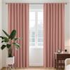 Joydeco Tende Oscuranti per Interni 2 Pezzi L 140 x A 200 CM, Tenda Termiche con Passanti Nascosti per Soggiorno Moderne Cameretta Bambini Camera da Letto Blackout Curtains, Rosa Fantastico