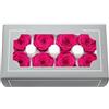 FORTTS Rosa preservata di grado 4-5 cm, rose vere naturali di alta qualità, rosa immortale che durano dai 3 ai 5 anni per la festa della mamma, San Valentino, decorazione per feste di matrimonio, fai