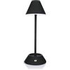 Nordstern Lampada da tavolo a batteria a LED - Lampada da tavolo ricaricabile con connettore USB-C - senza fili e dimmerabile con 3 temperature di colore 3000 K-6000 K tramite interruttore touch -