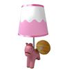 VR VETRINEINRETE Vetrineinrete® Lampada da parete per cameretta applique a muro cavallo in resina lume E27 (Rosa) Z69