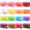 AOTOIE Set di 16 candele profumate, lumini in cera di soia naturale candele