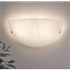 MA MAISON Applique in Vetro Decorazione Lineare 30x15h cm - da Parete, Attacco E27, 57Hz, 1 Lampadina, per Soggiorno, Camera, Bagno, Corridoio - Made in Italy