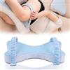 PRITOK Cuscino per ginocchia per chi dorme sul fianco: ergonomico, ortopedico, cuscino in memory foam, comodo extra grande, rivestimento lavabile (53 x 23 x 8 cm)