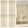 BOUFEIDA 4 Tende a Fili per Porta, 100x200 cm Tende a Filo per Interni, Tenda Porta con Brillantini, Decorazione per Finestre, Divisori, per Matrimoni, Feste (champagne)