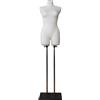 Generic LUSORIA - Manichino da sartoria femminile con cosce, bianco (M/L)