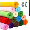Zhixan Set di 47 pezzi di carta crespa colorata, 250 x 25 cm, decorazione di compleanno fai da te