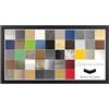 RahmenMax Skane - Cornice per puzzle, 33 x 98 cm, colore: Nero con venature, sfondo bianco, vetro sintetico trasparente