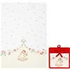 THUN, Set Presina e Canovaccio In 100% Cotone, Collezione Sorprese di Natale, Idea Regalo per Natale, Presina 20 x 20 cm, Canovaccio 40 x 60 cm