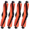 BOASYZO X20+ - Spazzole a rullo di ricambio compatibili con Xiaomi X20+/X20 Plus/ 1S/S20 Plus/ S20+/X10+/X20 Pro, spazzola per robot aspirapolvere, set di accessori, spazzola multi-superficie, 4 pezzi (4)
