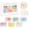 TAIHOBO Set Candele Profumate, 6 Pezzi Candela Profumata Naturali, Candele Decorative in Cera di Soia, Candele Regalo Donna Compleanno, per San Valentino, la Festa della Mamma e L'Anniversario
