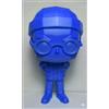 Generico Umarell Miniatura Low Poly, Figura Decorativa in Stile Geometrico (Blu)
