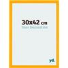 yd. Cornice 30x42 cm Giallo - Cornice in MDF Mura | Your Decoration, Vetro acrilico antiriflesso, Montaggio a parete, Adatta per foto, poster o puzzle, Made in Holland