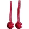 Generico SOLOVO 2 Fermatenda Magnetici Rotondi Stile Bottone, Rosso