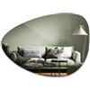 Generic Specchio Ovale 50x70 cm per Sala da pranzo da Appendere Senza Cornice