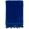 PARAMAISON Telo Mare Cotone 90x170 cm, con Frange, Asciugamani Spiaggia, Lettino| Bluette