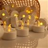 OSHINE Candele a LED, portò candele flickering flameless candele，200 Ore Lunga Durata della Batteria, per Decorazione di Casa Camera Natale Partito Matrimoni Compleanno 50pcs（Bianco caldo）