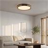 B·LED BARCELONA LED BARCELONA LED Plafoniera LED 24W Ø40cm CCT Regolabile 3000K-6000K, Design Moderno Effetto Legno con Luce Laterale, Lampada Soffitto LED Rotonda per Soggiorno Camera Cucina Ufficio 2500lm