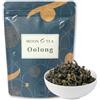 MoonTea | Tè Oolong Tie Guan Yin - 50 g | Tè Cinese in Foglia | Leggera Ossidazione - Note Floreali e di Orchidea - Gusto Morbido e Persistente - Confezione Termosaldata