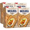 Generico 4X Misura Fibrextra Croccanti Integrali con Semi di Sesamo, Fiocchi d'Avena e Chia, Ricchi di Fibre, Senza Aromi, 8 Fette, Confezione da 160g