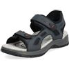 Rieker Sandali classici da uomo 26955, sandali da uomo, Blu 14., 43 EU