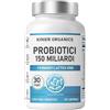 BeSwiss Fermenti Lattici Probiotici 150 Miliardi UFC 30 Ceppi Batterici | Probiotici e Prebiotici con Lactobacillus Crispatus, Lactobacillus Acidophilus, Lactobacillus Gasseri - 90 Capsule