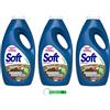 Beni Culinari 3 detergenti morbidi Argan Detersivo Lavatrice - detersivo liquido - 50 lavaggi 2250 ml + portachiavi Beni Culinari
