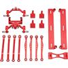 Kit tiranti sterzo RC in scala 1/16, kit leveraggio sterzo, terminali sferici,