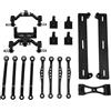 Kit tiranti sterzo RC in scala 1/16, kit leveraggio sterzo, terminali sferici,