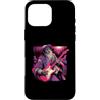 Halloween Retro 80s 90s Funny Scary Horr Custodia per iPhone 16 Pro Max Leonardo da Vinci Zombie Suonare la chitarra Italia Storia dell'arte