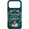 Teacher & Classroom Co. Custodia per iPhone 17 Pro Max Apple Book Faith Teacher Floral Classroom Grace